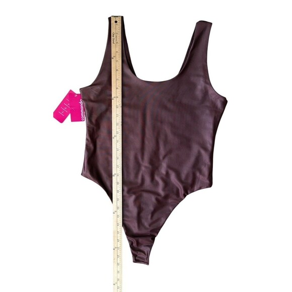 New! Commando Matte Metallic Hi Cut Sleeveless Tank Bodysuit Women's Lg Copper - Picture 11 of 13